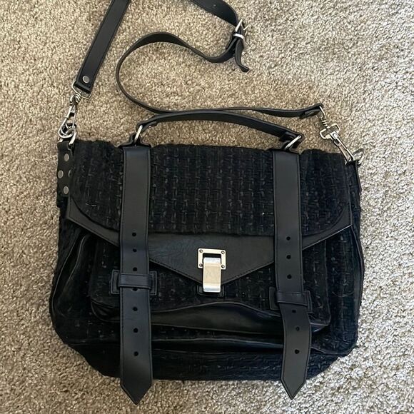 Proenza Schouler Handbags - Proenza Schouler Tweed Leather Bag
